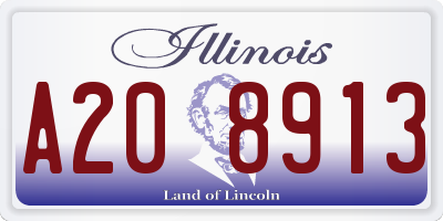 IL license plate A208913