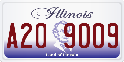 IL license plate A209009