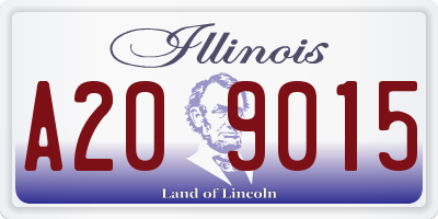 IL license plate A209015