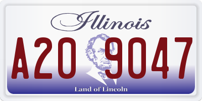 IL license plate A209047