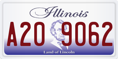IL license plate A209062