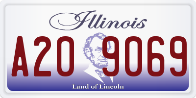 IL license plate A209069