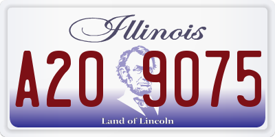 IL license plate A209075