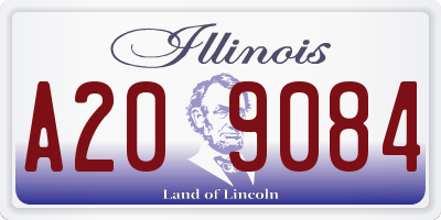 IL license plate A209084