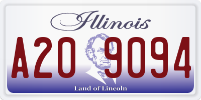 IL license plate A209094