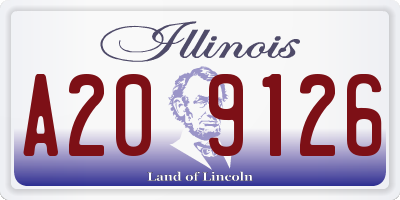IL license plate A209126