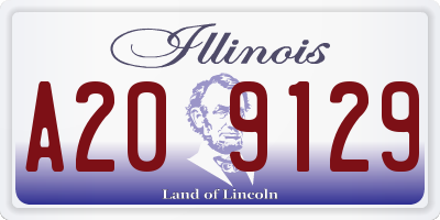 IL license plate A209129