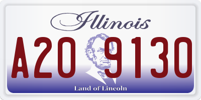 IL license plate A209130
