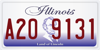 IL license plate A209131