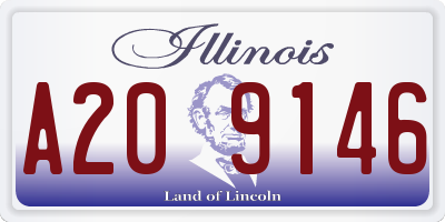IL license plate A209146