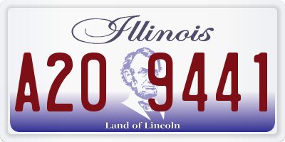 IL license plate A209441