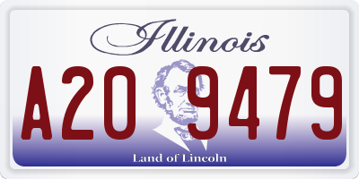 IL license plate A209479
