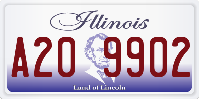 IL license plate A209902