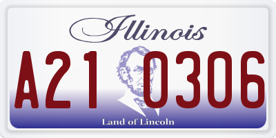 IL license plate A210306
