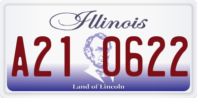 IL license plate A210622
