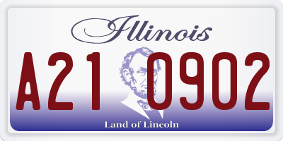 IL license plate A210902