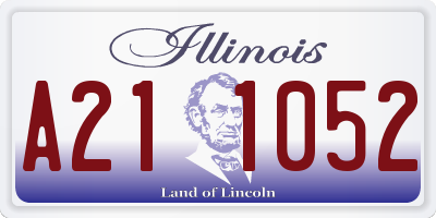 IL license plate A211052