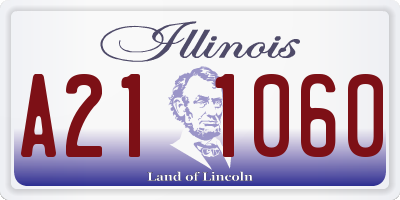 IL license plate A211060