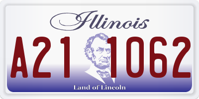 IL license plate A211062