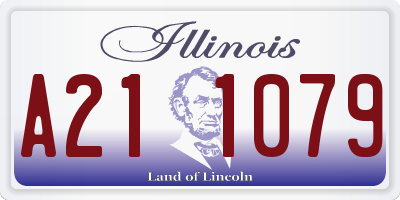 IL license plate A211079