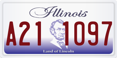 IL license plate A211097