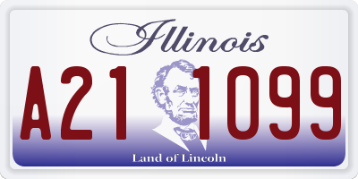 IL license plate A211099