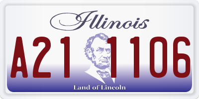 IL license plate A211106