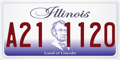 IL license plate A211120