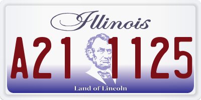 IL license plate A211125