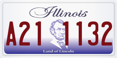 IL license plate A211132