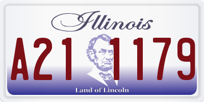 IL license plate A211179