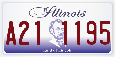 IL license plate A211195