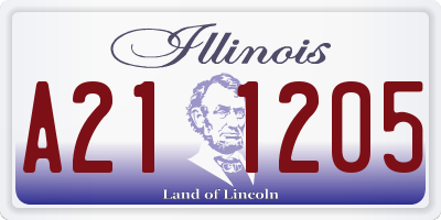 IL license plate A211205
