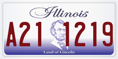IL license plate A211219