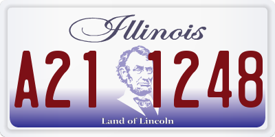 IL license plate A211248