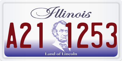 IL license plate A211253