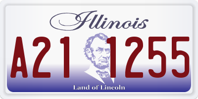 IL license plate A211255