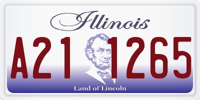 IL license plate A211265