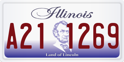 IL license plate A211269