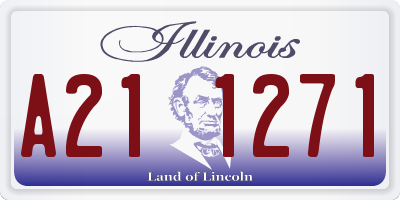 IL license plate A211271