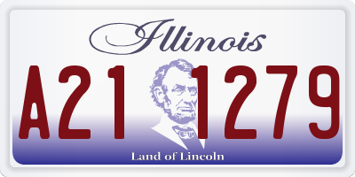 IL license plate A211279