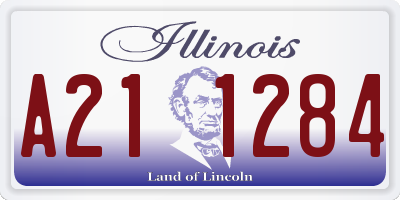 IL license plate A211284
