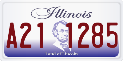 IL license plate A211285