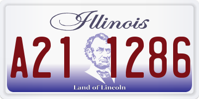 IL license plate A211286