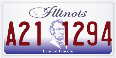 IL license plate A211294