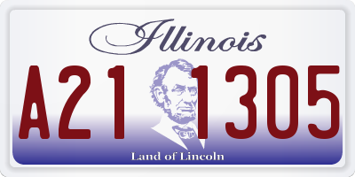 IL license plate A211305
