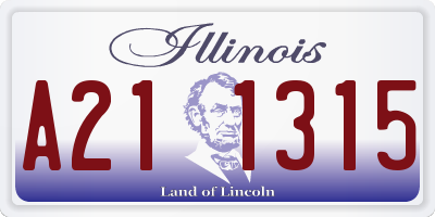 IL license plate A211315
