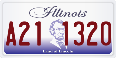 IL license plate A211320