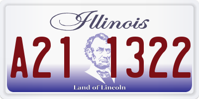 IL license plate A211322