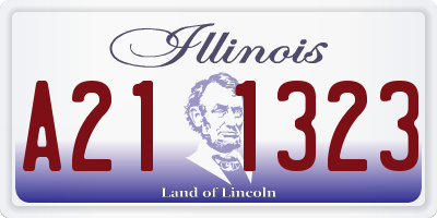 IL license plate A211323